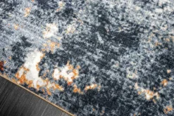 Design Teppich MODERN ART 230x160cm grau kupfer Kurzflor Indoor-Teppich