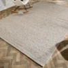 Design Teppich WOOL XXL 350x240cm silbergrau aus Wolle