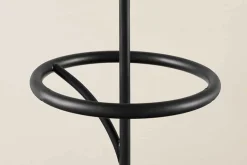 Design Tischlampe WILDLIFE 75cm schwarz gold rund Papagei Skulpturen mit Marmor-Fuß