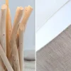 Design Treibholz Tischleuchte WILD NATURE 62cm sand mit Leinenschirm