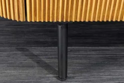 Design TV-Board VENEZIANO 160cm messing grün Marmorplatte Mangoholz Retro