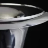 Design Vase GOAL 60cm silber Pflanzen Pokal Aluminium