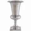 Design Vase GOAL 75cm silber Pflanzen Pokal Aluminium