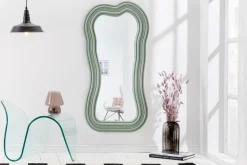 Design Wandspiegel ALICE II 100cm pastell salbeigrün