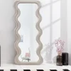 Design Wandspiegel CURVY 160cm greige