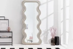 Design Wandspiegel CURVY 160cm greige