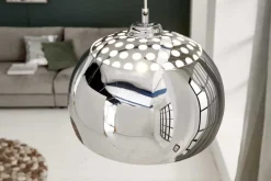 Designer Hängelampe CHROME BALL 32cm chrom Pendelleuchte Modern Design