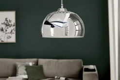 Designer Hängelampe CHROME BALL 32cm chrom Pendelleuchte Modern Design