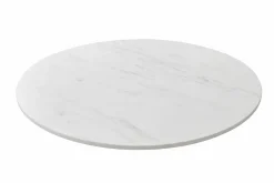 Drehbare Servierplatte SIGNATURE 60cm weiß Marmor Keramik rund
