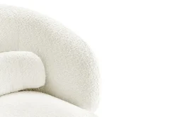 Drehbarer Design Sessel BOSSA NOVA beige Bouclé