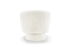 Drehbarer Design Sessel BOSSA NOVA beige Bouclé