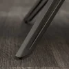 Drehbarer Design Stuhl EUPHORIA senfgelb Samt mit Armlehne Metallgestell schwarz