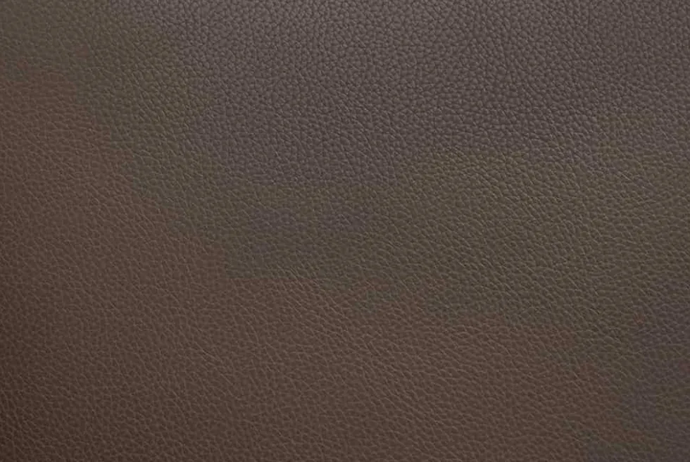 Drehbarer Design Stuhl VOGUE brandy braun Kunstleder schwarz Metall 360° mit Armlehne