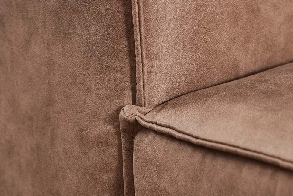 Ecksofa BOSSA NOVA 265cm antik taupe Microfaserstoff 3-Sitzer Couch L-Form