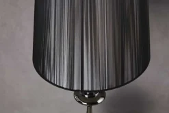 Edle Design Stehlampe LUCIE 160cm schwarz Barock Stil Stehleuchte