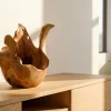 Einzigartige Schale ORGANIC 40cm natur Teak aus Wurzelholz