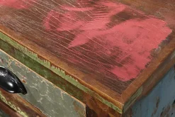Einzigartiges Sideboard JAKARTA 125cm recyceltes Massivholz aus Fischerbooten