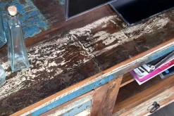 Einzigartiges TV-Board JAKARTA 150cm bunt recyceltes Massivholz
