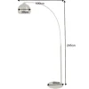 Elegante Bogenlampe LOUNGE DEAL 205cm gold Stehlampe