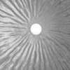 Elegante Design Hängeleuchte GLOW 70cm weiß silber Hängelampe