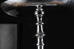 Elegante Etagere ORIENT 65cm silber im Wild Hammerschlag Design mit drei Etagen