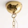 Elegante Hängelampe SPUTNIK 87cm gold mit 14 Leuchtarmen