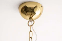 Elegante Hängelampe SPUTNIK 87cm gold mit 14 Leuchtarmen
