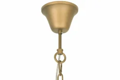 Elegante Hängeleuchte SUNLIGHT 50cm matt gold Hängelampe