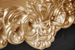 Elegante Konsole VENICE 110cm gold Barock Design Anrichte handgearbeitet