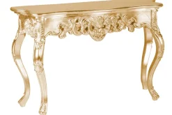 Elegante Konsole VENICE 110cm gold Barock Design Anrichte handgearbeitet