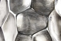 Elegante Vase ORGANIC ORIENT 45cm silber Hammerschlag Design