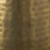 Elegante Vase ORIENT 50cm gold im Grid Hammerschlag Design