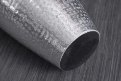 Elegante Vase ORIENTAL 50cm silber im Wild Hammerschlag Design