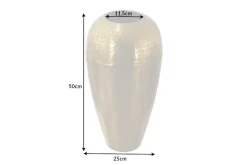Elegante Vase ORIENTAL 50cm gold im Wild Hammerschlag Design