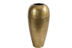 Elegante Vase ORIENTAL 50cm gold im Wild Hammerschlag Design