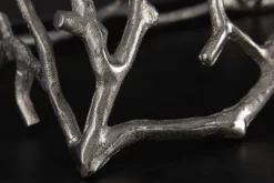 Eleganter Kerzenhalter ABSTRACT 60cm silber für 4 Kerzen