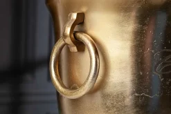 Eleganter Sektkühler CHAMPAGNE 40cm gold Flaschenkühler