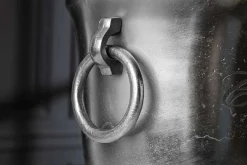 Eleganter Sektkühler CHAMPAGNE 40cm silber Flaschenkühler