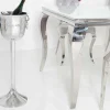 Eleganter Sektkühler CHAMPAGNE 75cm silber poliert Flaschenkühler