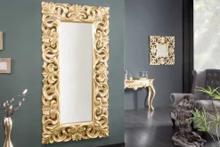 Eleganter Wandspiegel VENICE 180x90cm gold antik Barockstil