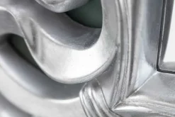 Eleganter Wandspiegel VENICE 75x75cm silber antik Barockstil