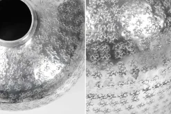 Elegantes Vasen 2er Set ORIENTAL 33cm silber in Handarbeit verziert