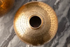 Elegantes Vasen 2er Set ORIENTAL 33cm gold in Handarbeit verziert
