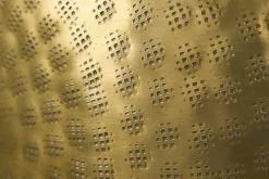 Elegantes Vasen 2er Set ORIENTAL 44cm gold im Grid Hammerschlag Design