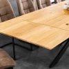 2er Set Ansteckplatten WILD OAK 50cm natur Wildeiche Verlängerung Schweizer Kante