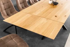 2er Set Ansteckplatten WILD OAK 50cm natur Wildeiche Verlängerung Schweizer Kante