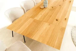 2er Set Ansteckplatten WILD OAK 50cm natur Wildeiche Verlängerung Schweizer Kante