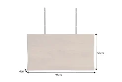 2er Set Ansteckplatten WILD OAK 50cm natur Wildeiche geölt Massivholz Esstisch Verlängerung Baumkante