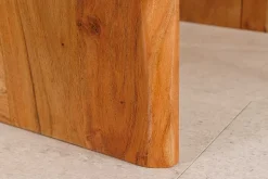 2er Set Beistelltische MAMMUT 55cm braun massives Akazienholz