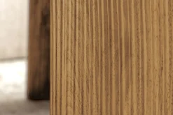 2er Set Couchtische OSAKA 120cm weiß Marmor Keramik natur Eiche